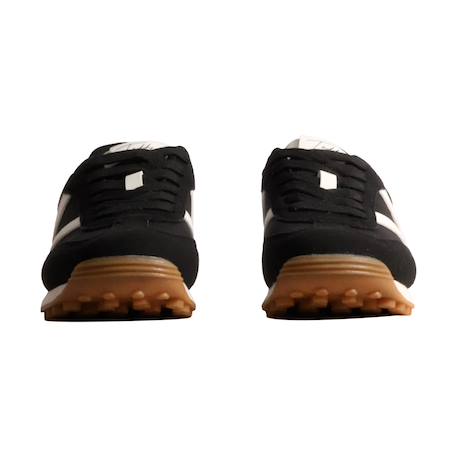 Baskets basses fille à lacets Bordeaux+Noir 11 - vertbaudet enfant 