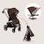 Poussette duo carmine jusqu’à 22 kg avec nacelle et accessoires Beige sand+Black onyx+Brown chocolate+Grey stone 17 - vertbaudet enfant 