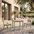 Table de jardin enfant, table en bois d'acacia, intérieur et extérieur avec 2 chaises Vert de gris 5 - vertbaudet enfant 