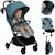 Poussette ultra-compacte sia 5,9 kg compatible avion avec moustiquaire Beige sand+Beige taupe+Blue sky+Green emerald+Pink rose 13 - vertbaudet enfant 