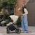 Poussette canne compacte mika plus légère et pliable jusqu’à 22 kg avec accessoires Beige sand+Grey stone+Mocha mousse 4 - vertbaudet enfant 