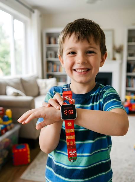 Montre led super mario nintendo enfant bracelet réglable Rouge 2 - vertbaudet enfant 