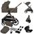Poussette 3en1 layla jusqu’à 22 kg avec nacelle, siège-auto et accessoires Beige sand+Beige taupe+Black onyx+Green forest 7 - vertbaudet enfant 