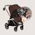 Poussette duo carmine jusqu’à 22 kg avec nacelle et accessoires Beige sand+Black onyx+Brown chocolate+Grey stone 16 - vertbaudet enfant 