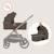 Poussette 3en1 layla jusqu’à 22 kg avec nacelle, siège-auto et accessoires Beige sand+Beige taupe+Black onyx+Green forest 9 - vertbaudet enfant 