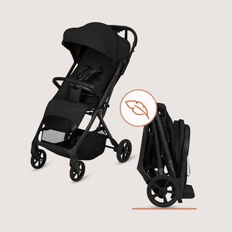 Poussette tout-terrain tansi légère avec roues graveltech, amortissement et pliage à une main Beige sand+Beige taupe+Black onyx+Green emerald 15 - vertbaudet enfant 