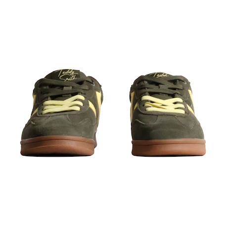 Baskets fille basses à lacets Beige   leopard+Kaki   jaune 11 - vertbaudet enfant 