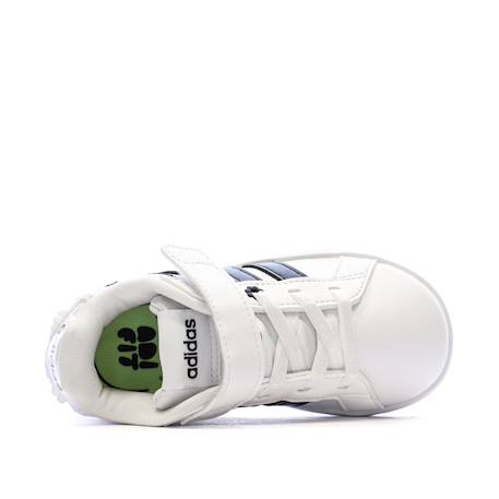 Baskets fille grand court 3.0 girls Blanc 5 - vertbaudet enfant 