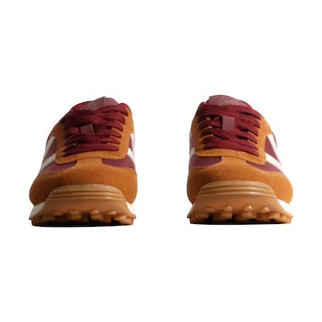 Baskets basses fille à lacets Bordeaux+Noir 5 - vertbaudet enfant 