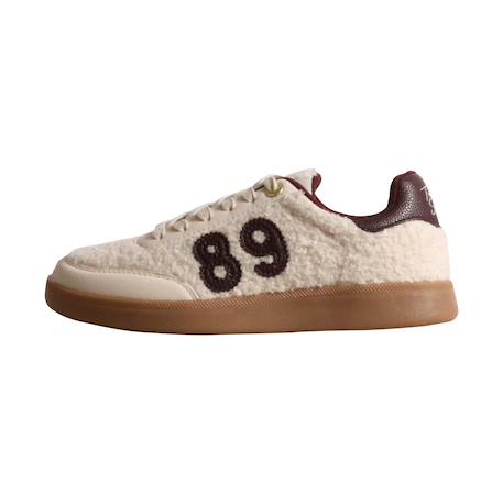 Baskets basses fille à lacets Beige+Noir 2 - vertbaudet enfant 