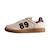 Baskets basses fille à lacets Beige+Noir 2 - vertbaudet enfant 