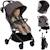 Poussette ultra-compacte sia 5,9 kg compatible avion avec moustiquaire Beige sand+Beige taupe+Blue sky+Green emerald+Pink rose 7 - vertbaudet enfant 