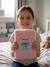Carnet fille couverture peluche Stitch Rose 1 - vertbaudet enfant 