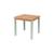 Table de jardin enfant, table en bois d'acacia, intérieur et extérieur avec 2 chaises Vert de gris 6 - vertbaudet enfant 