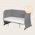 Lit cododo 5en1 thomi plus avec fonction berceau, parc bébé et canapé-lit jusqu’à 100 kg Beige carmel+Grey concrete 11 - vertbaudet enfant 