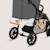 Poussette compacte emerald légère avec amortissement, pliage à une main et grand panier Beige sand+Green forest+Grey stone 16 - vertbaudet enfant 