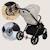 Poussette canne compacte mika plus légère et pliable jusqu’à 22 kg avec accessoires Beige sand+Grey stone+Mocha mousse 3 - vertbaudet enfant 