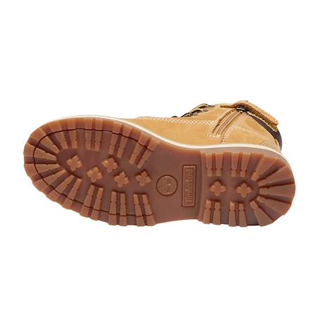 Boots garçon en cuir Jaune camel, marron 5 - vertbaudet enfant 