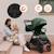 Poussette 3en1 layla jusqu’à 22 kg avec nacelle, siège-auto et accessoires Beige sand+Beige taupe+Black onyx+Green forest 17 - vertbaudet enfant 