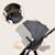 Poussette 3en1 amber plus avec nacelle, siège-auto, sac et accessoires Beige sand+Green forest+Grey graphite 17 - vertbaudet enfant 