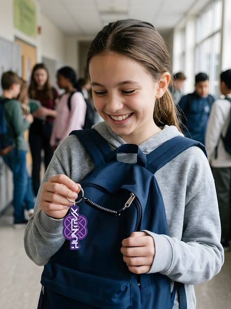 Porte-clés huntrix k-pop demon hunters Violet 2 - vertbaudet enfant 