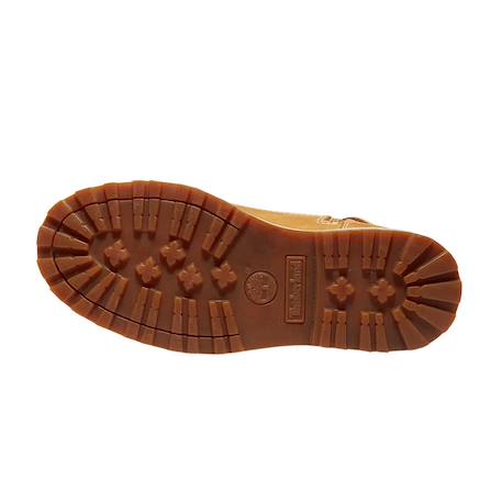 Boots garçon en cuir Jaune camel, marron 6 - vertbaudet enfant 