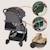 Poussette ultra-compacte bess légère avec pliage rapide, compatible avion Beige sand+Green forest+Grey stone 18 - vertbaudet enfant 