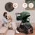 Poussette 2en1 layla jusqu’à 22 kg avec nacelle et accessoires Beige sand+Beige taupe+Black onyx+Green forest 11 - vertbaudet enfant 