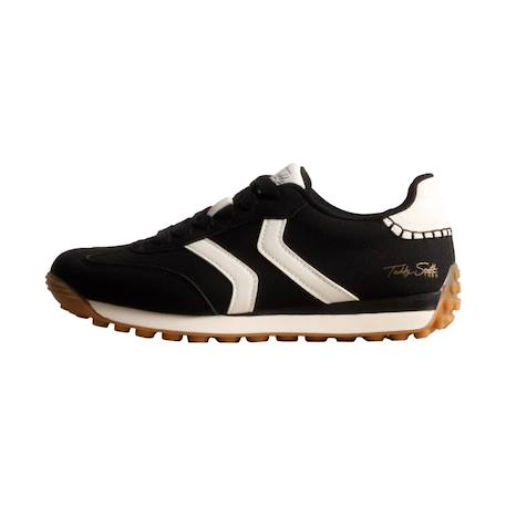Baskets basses fille à lacets Bordeaux+Noir 8 - vertbaudet enfant 