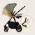 Poussette 3en1 amber plus avec nacelle, siège-auto, sac et accessoires Beige sand+Green forest+Grey graphite 10 - vertbaudet enfant 