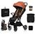 Poussette canne compacte cloe légère et pliable jusqu’à 22 kg Brown rust 1 - vertbaudet enfant 