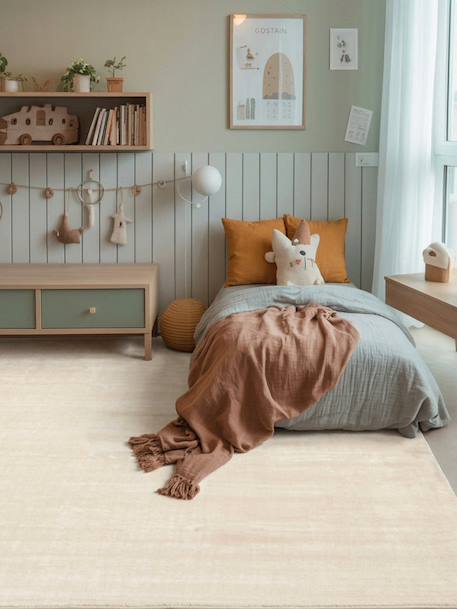 Tapis velours à poils ras kitzbuhel Beige sable 6 - vertbaudet enfant 