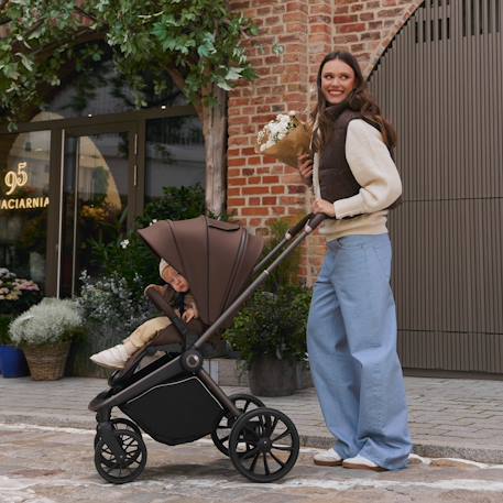 Poussette canne compacte mika plus légère et pliable jusqu’à 22 kg avec accessoires Beige sand+Grey stone+Mocha mousse 16 - vertbaudet enfant 