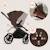 Poussette canne compacte mika plus légère et pliable jusqu’à 22 kg avec accessoires Beige sand+Grey stone+Mocha mousse 15 - vertbaudet enfant 