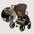 Poussette canne compacte mika plus légère et pliable jusqu’à 22 kg avec accessoires Beige sand+Grey stone+Mocha mousse 18 - vertbaudet enfant 