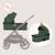 Poussette 3en1 layla jusqu’à 22 kg avec nacelle, siège-auto et accessoires Beige sand+Beige taupe+Black onyx+Green forest 21 - vertbaudet enfant 