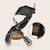 Poussette canne compacte julie one légère et pliable jusqu’à 22 kg avec accessoires Black+Stone grey 6 - vertbaudet enfant 