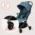 Poussette ultra-compacte sia 5,9 kg compatible avion avec moustiquaire Beige sand+Beige taupe+Blue sky+Green emerald+Pink rose 16 - vertbaudet enfant 