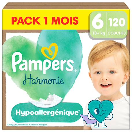 Harmonie, taille 6, 120 couches Blanc 1 - vertbaudet enfant 