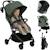 Poussette ultra-compacte sia 5,9 kg compatible avion avec moustiquaire Beige sand+Beige taupe+Blue sky+Green emerald+Pink rose 19 - vertbaudet enfant 