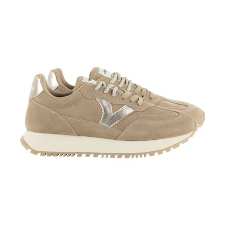 Baskets basses fille à lacets Beige+Camel+Marron 6 - vertbaudet enfant 