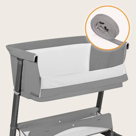 Lit cododo 5en1 thomi plus avec fonction berceau, parc bébé et canapé-lit jusqu’à 100 kg Beige carmel+Grey concrete 9 - vertbaudet enfant 