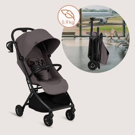 Poussette ultra-compacte sia 5,9 kg compatible avion avec moustiquaire Beige sand+Beige taupe+Blue sky+Green emerald+Pink rose 8 - vertbaudet enfant 