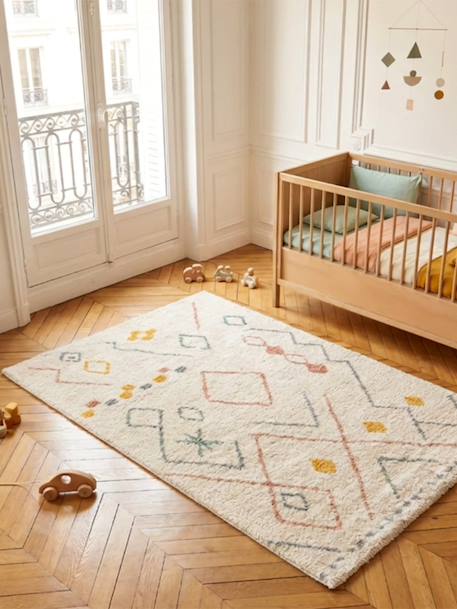 Tapis enfant épais et confortable agadir Beige sable 2 - vertbaudet enfant 