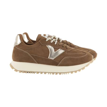 Baskets basses fille à lacets Beige+Camel+Marron 7 - vertbaudet enfant 