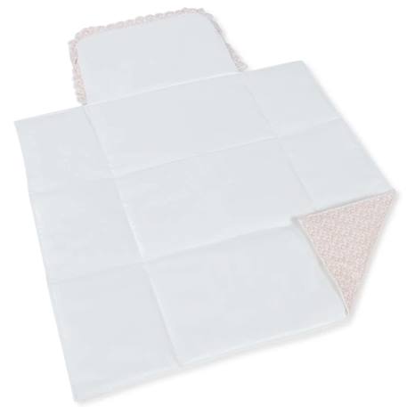 Tapis à langer nomade pliable imperméable maison tender Bleu+Rose 7 - vertbaudet enfant 