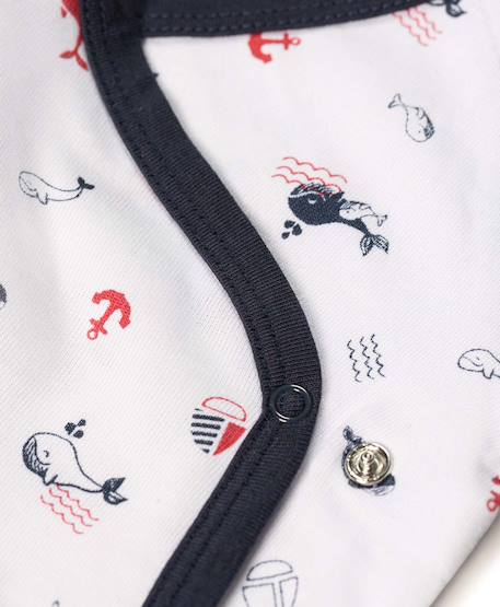 Pyjama 100% coton bébé garçon Imprime blanc 3 - vertbaudet enfant 