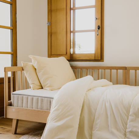 Couette enfant maui enveloppe coton bio 4 saisons Blanc 2 - vertbaudet enfant 