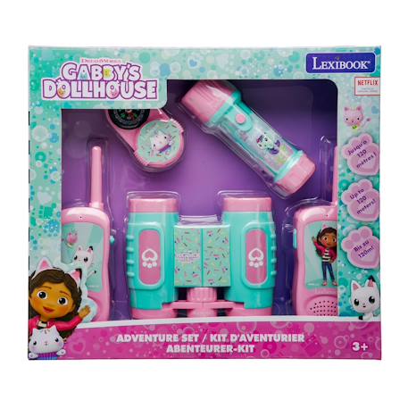 Kit d’aventurier avec talkies-walkies gabby et la maison magique ROSE 5 - vertbaudet enfant 
