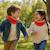 Tour de cou en coton bio Fraise+Honey+Rose+Vert 4 - vertbaudet enfant 
